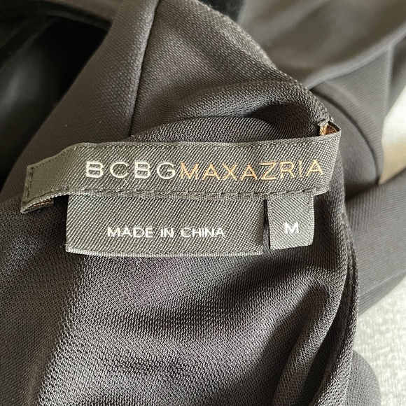 BCBGMaxazria Black Cocktail Dress - Bejeweled & Velvet Halter Neckline - Medium - Picture 12 of 13